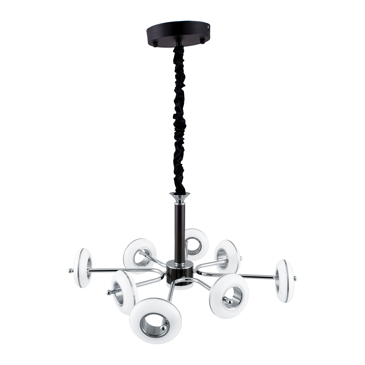 RANA 9005-8 KOLLU LEDLİ AVİZE GÜMÜŞ