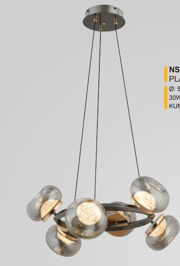 RANA 077-6 YUVARLAK LEDLİ AVİZE