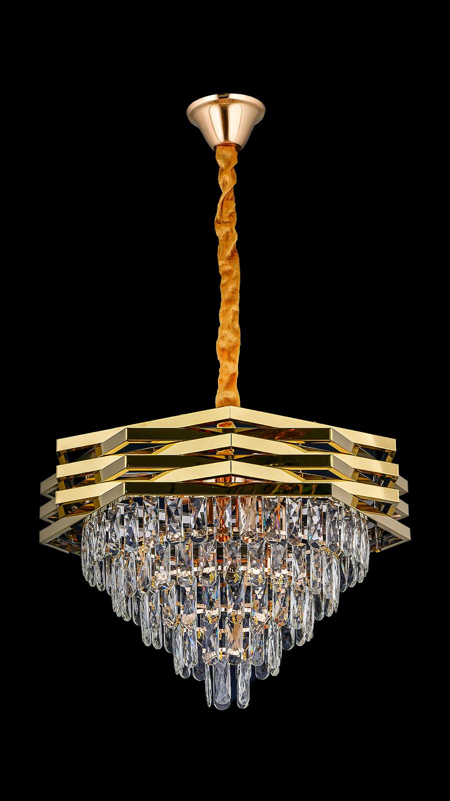 RANA 0102-60 CM GOLD KRİSTAL AVİZE