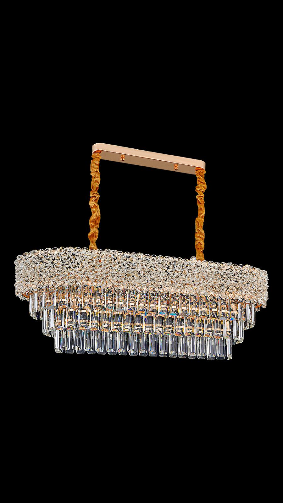 RANA 0106-KRİSTAL YEMEK MASASI AVİZESİ